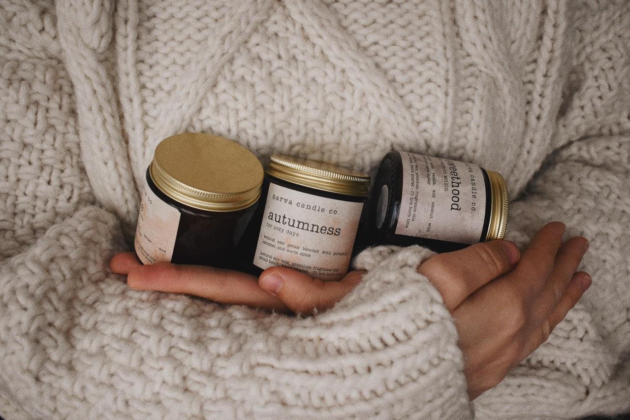 fireside candle: for a feeling of home