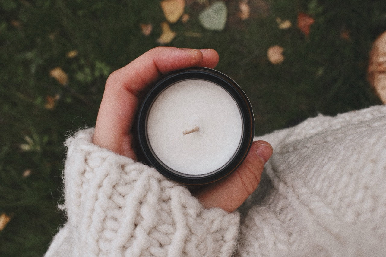 evergreen candle: for new beginnings