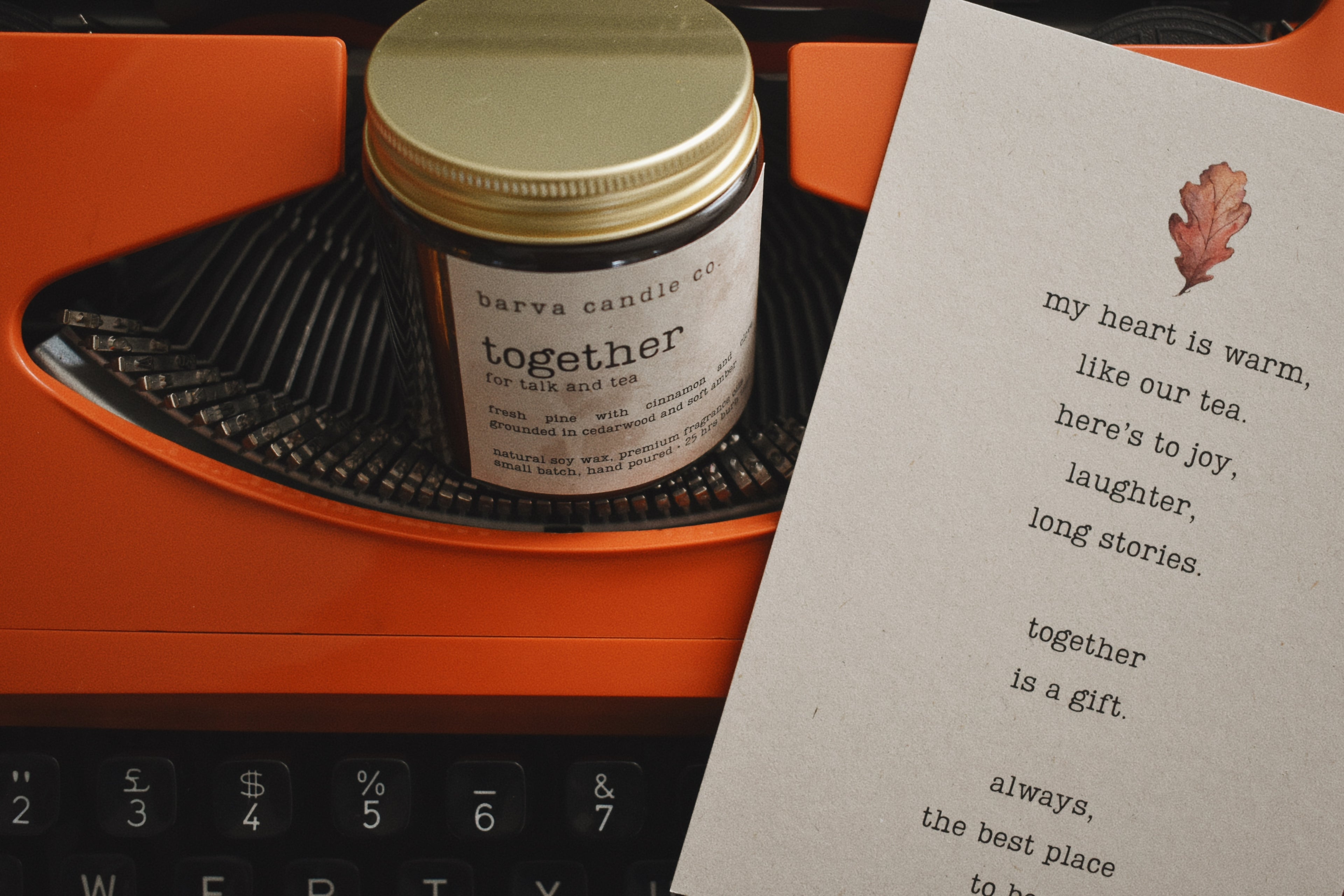 evergreen candle: for new beginnings