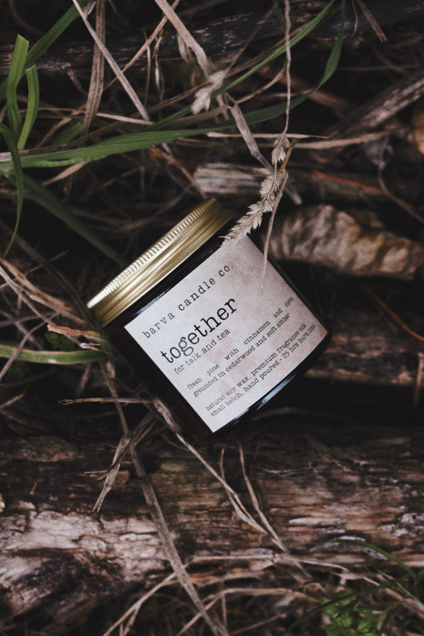 together candle: for talk and tea
