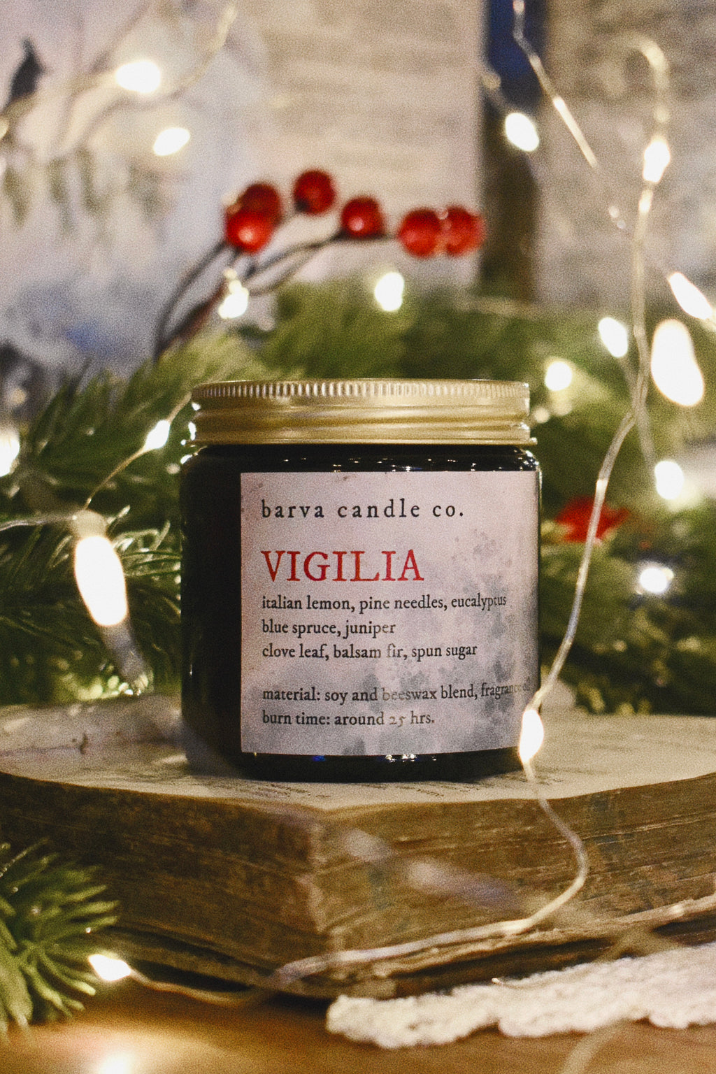 vigilia: pine needles, eucalyptus, juniper, balsam fir