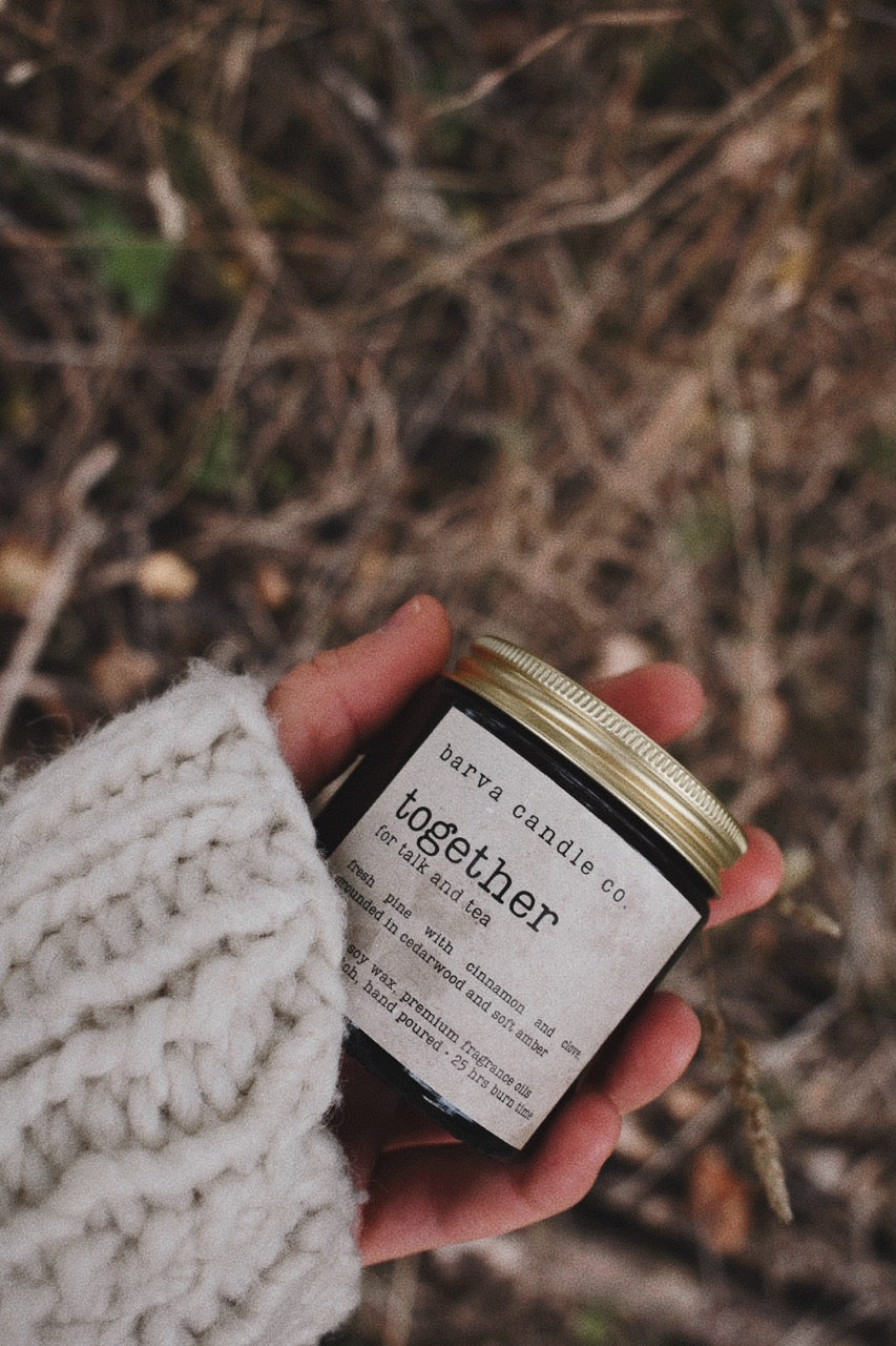 together candle: for talk and tea