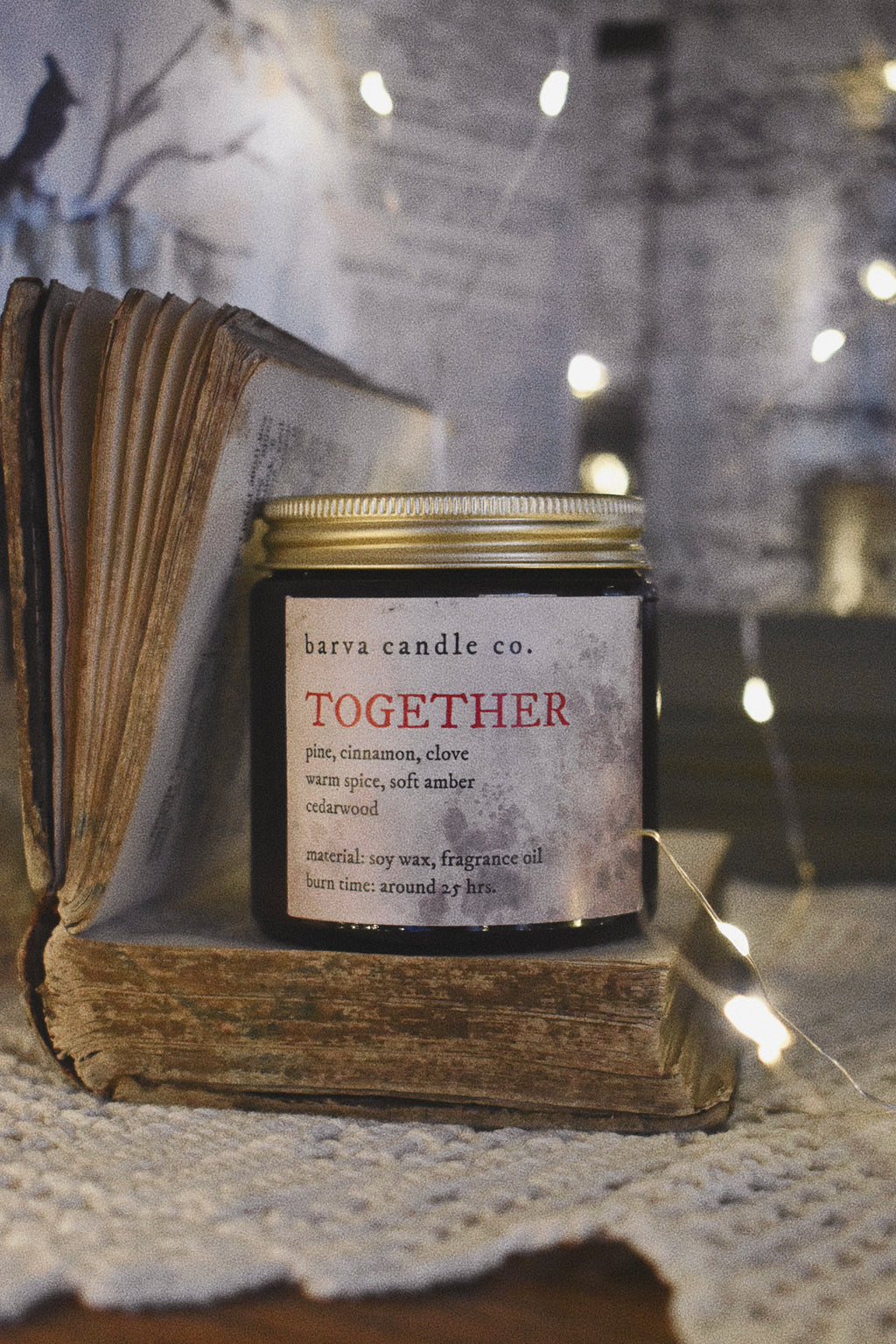together: pine, cinnamon, warm spice, cedarwood