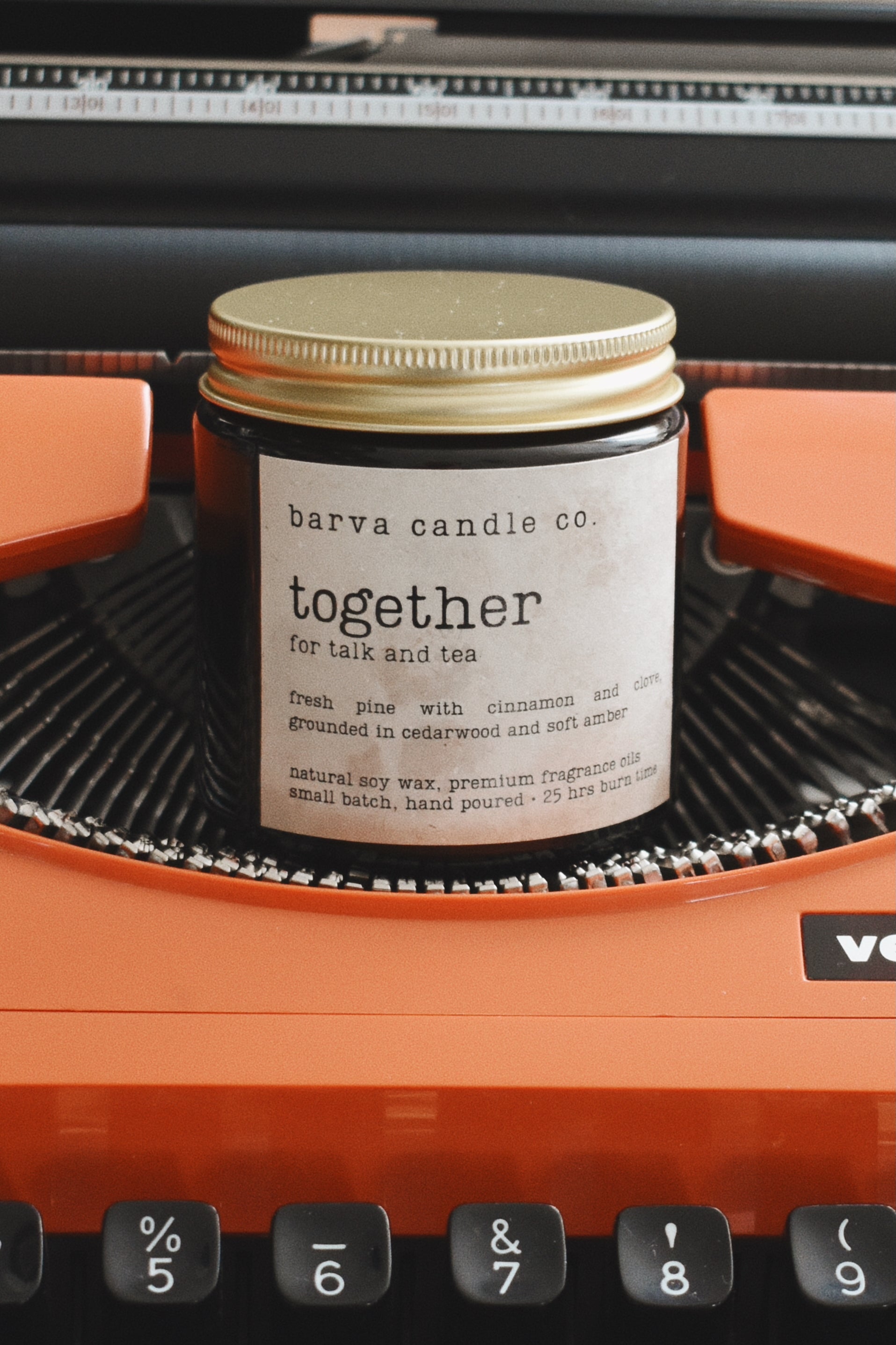 together candle: for talk and tea